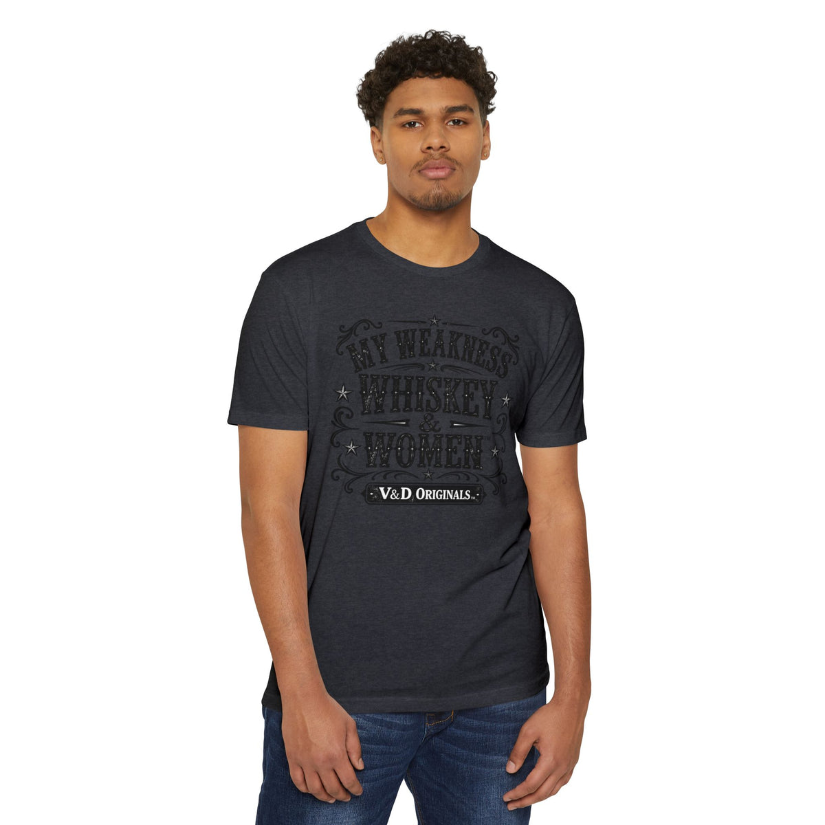 Whiskey & Women Graphic T-Shirt — Vintage Western Bar Tee