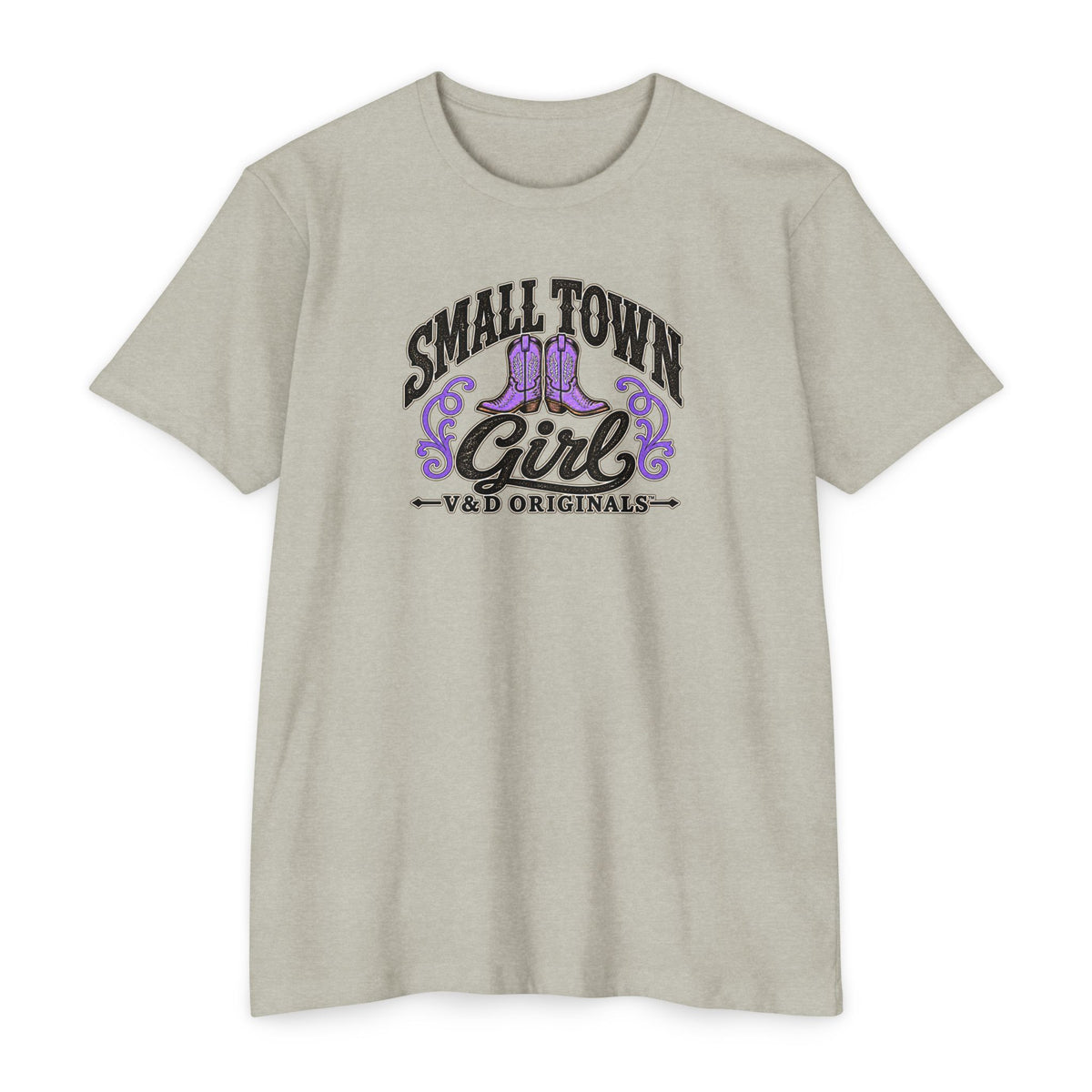 Small Town Girl T-Shirt — Purple Boots