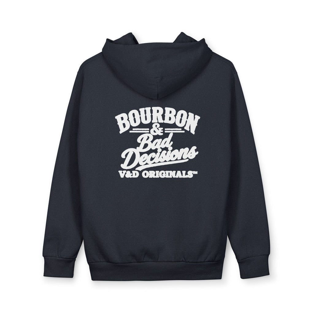 Bourbon & Bad Decisions Hoodie — V&D Originals Pullover