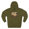 Whiskey & Women Vintage Label Hoodie — Three-Panel Fleece Pullover