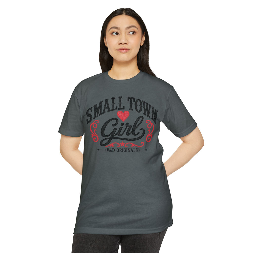 Small Town Girl T-Shirt — Retro Heart Country Graphic Tee