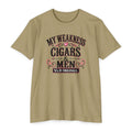 Womens My Weakness: Cigars & Men Graphic T-Shirt