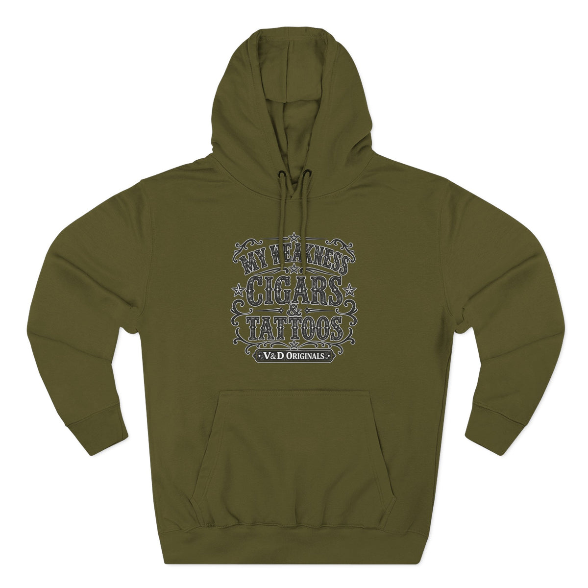 My Weakness: Cigars & Tattoos Fleece Pullover