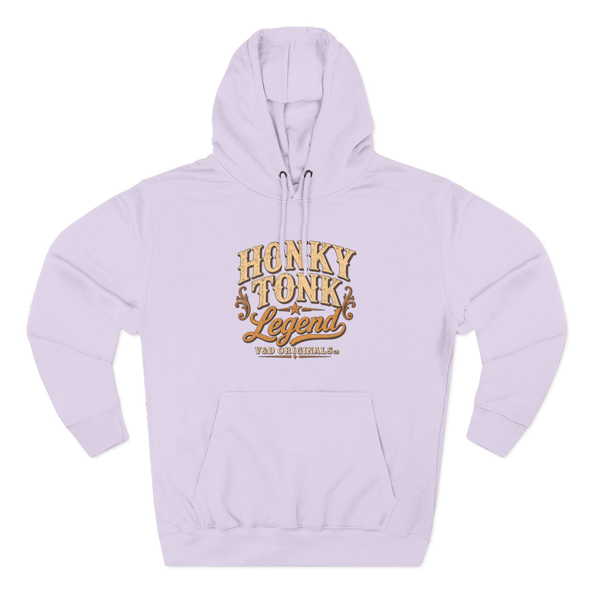 Hoodie — "Honky Tonk Legend" Vintage Western Music Fleece Hoodie