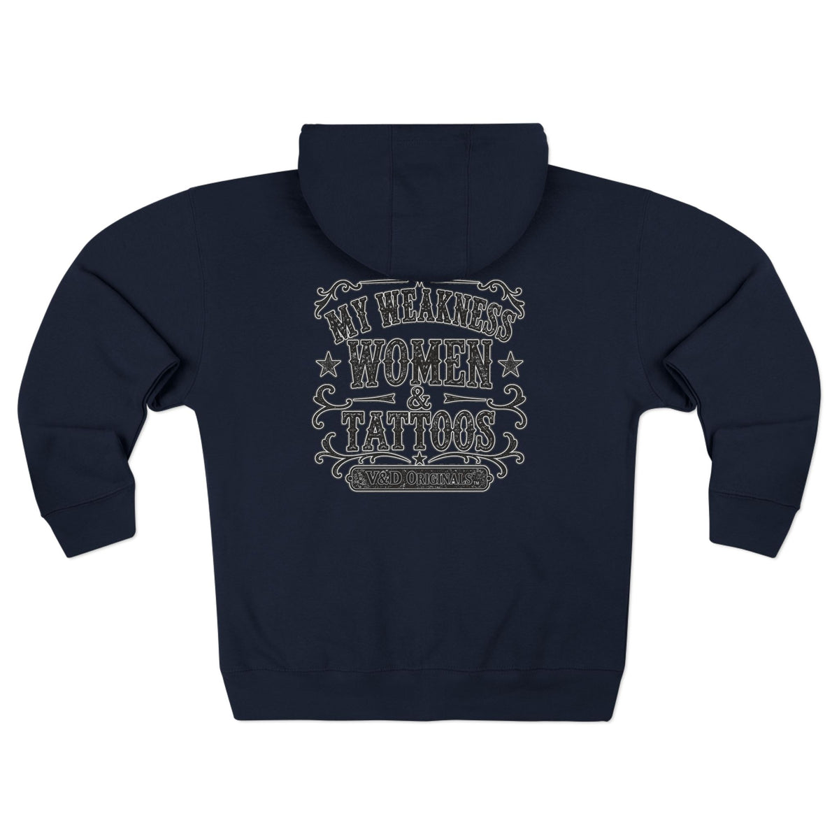 Women and Tattoos Unisex Zip Hoodie