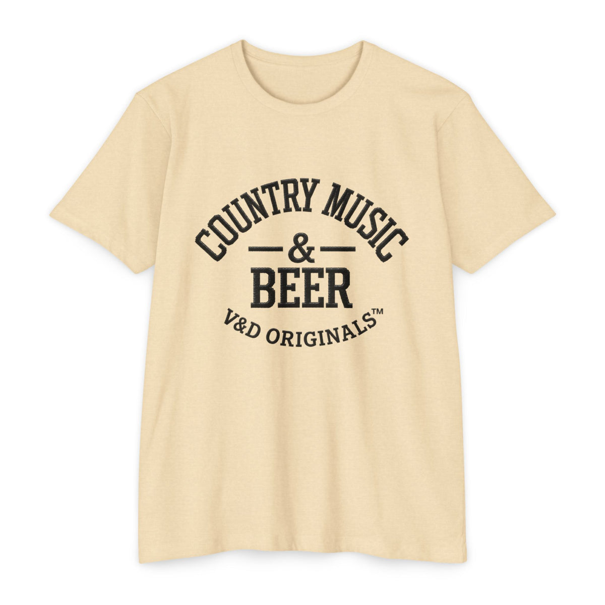 Country Music & Beer T-Shirt — Retro Southern Band Tee