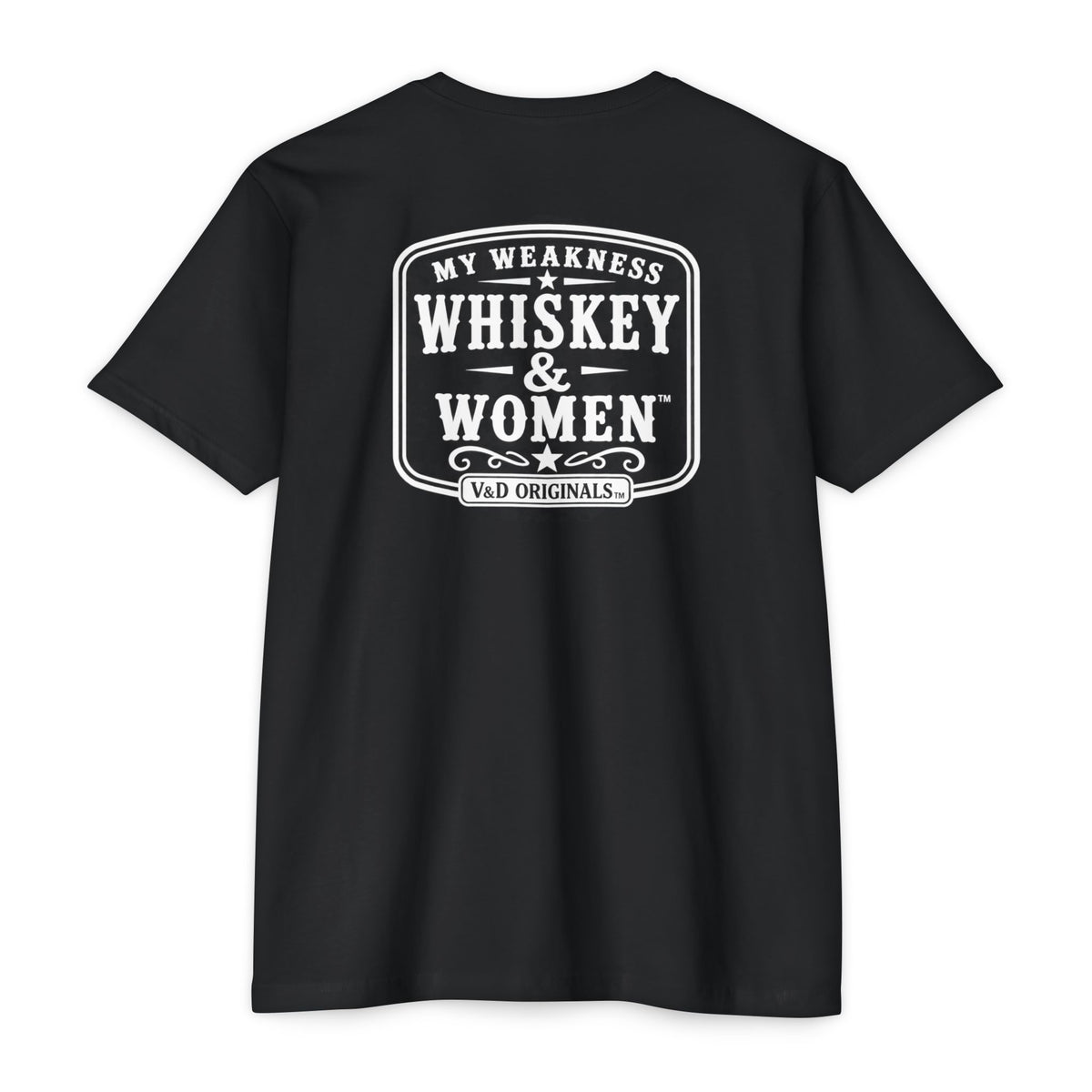 Whiskey & Women Graphic T-Shirt — 'My Weakness: Whiskey & Women' Vintage Tee