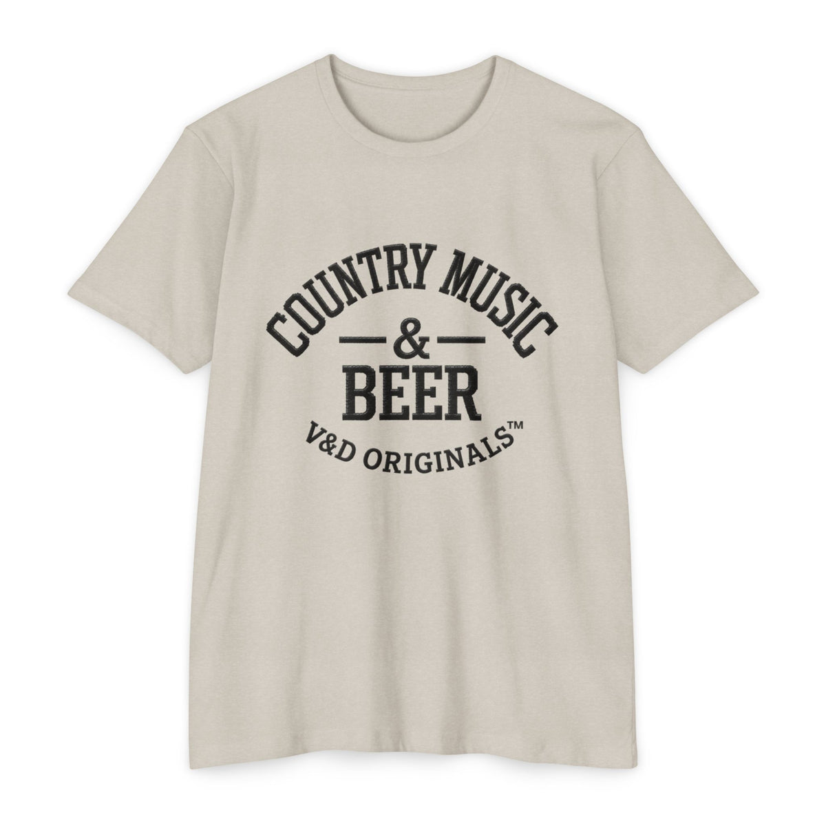 Country Music & Beer T-Shirt — Retro Southern Band Tee
