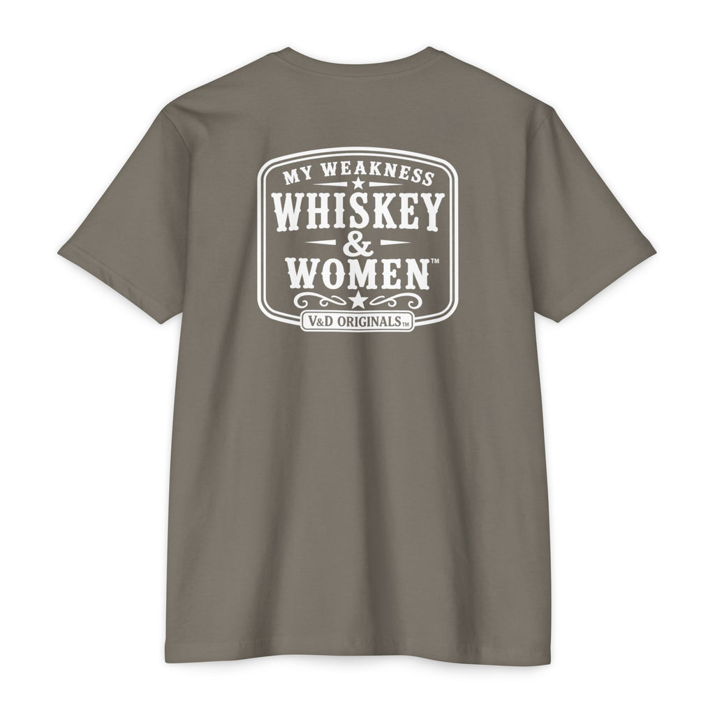 Whiskey & Women Graphic T-Shirt — 'My Weakness: Whiskey & Women' Vintage Tee