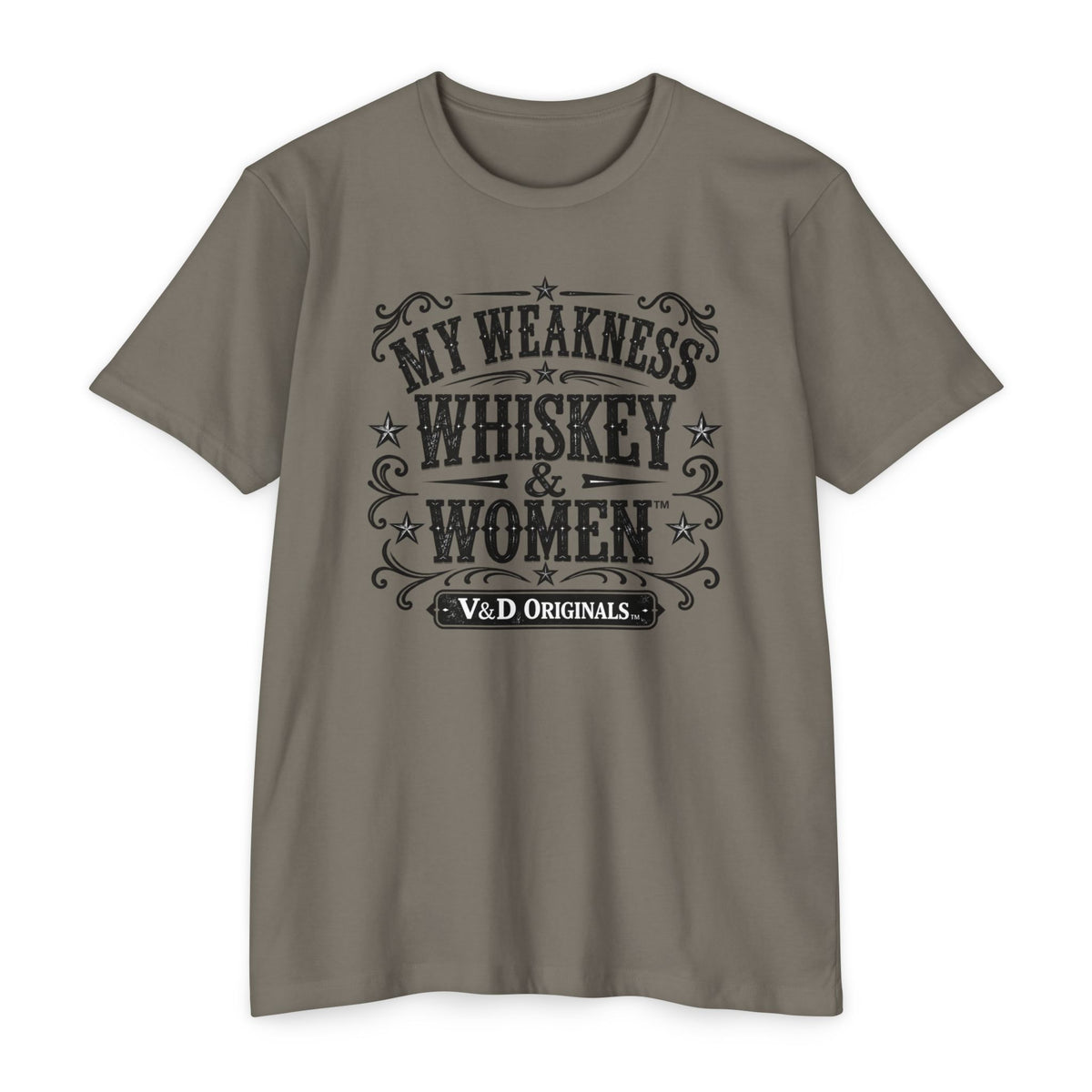 Whiskey & Women Graphic T-Shirt — Vintage Western Bar Tee