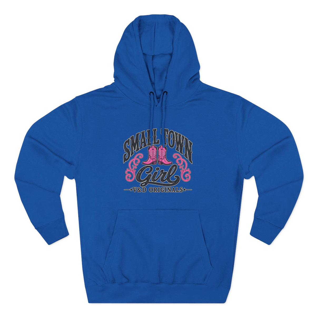 Small Town Girl - Pink Boots Pullover Hoodie