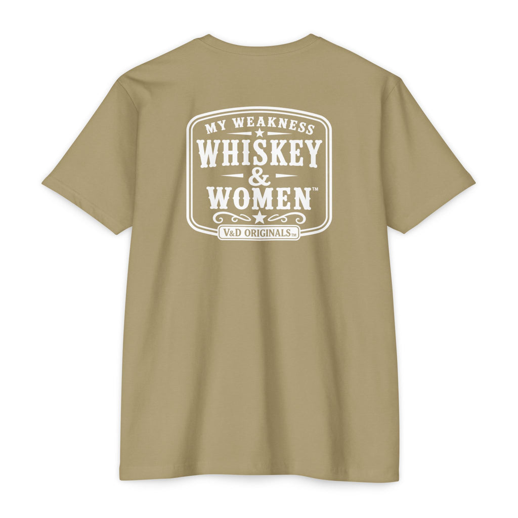 Whiskey & Women Graphic T-Shirt — 'My Weakness: Whiskey & Women' Vintage Tee