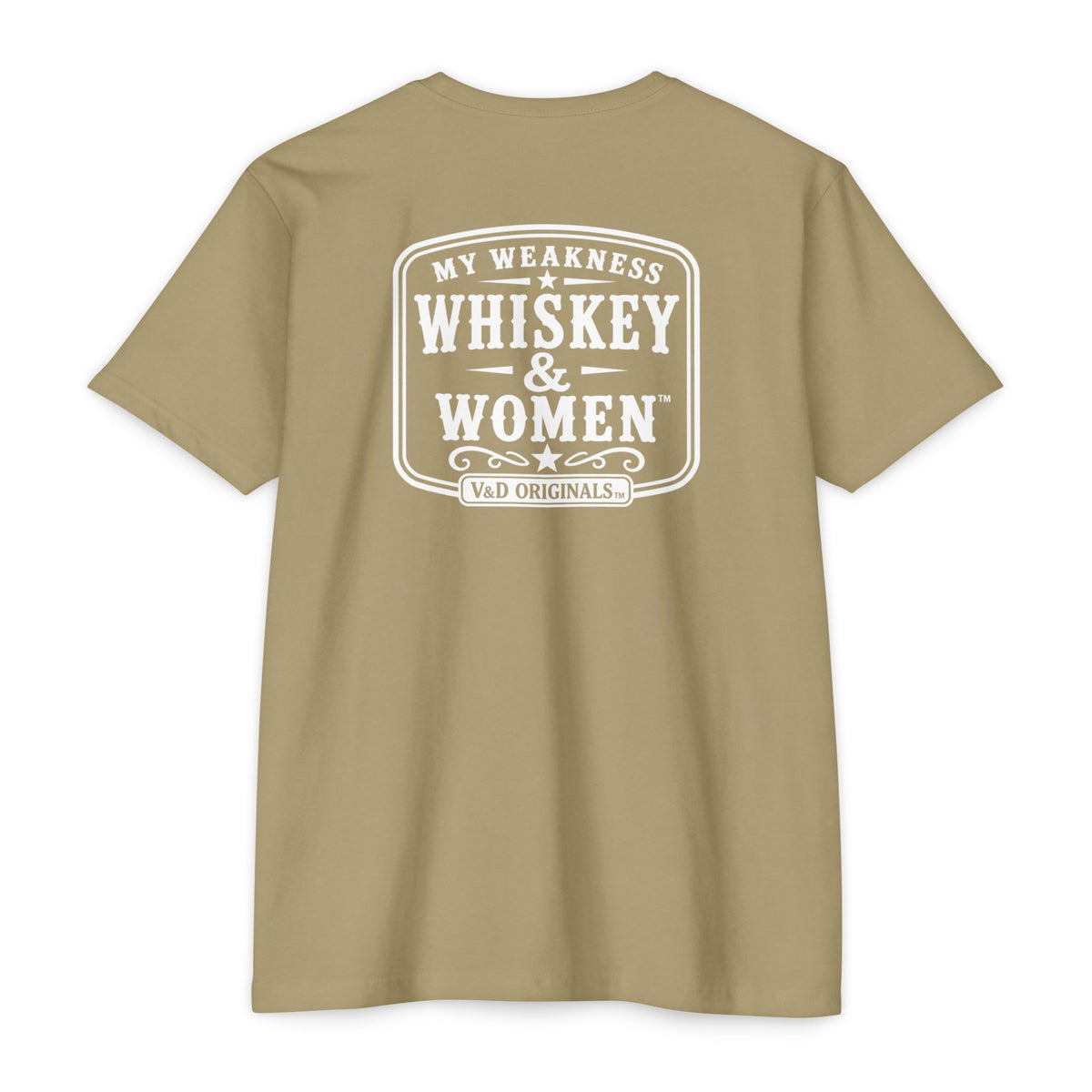 Whiskey & Women Graphic T-Shirt — 'My Weakness: Whiskey & Women' Vintage Tee