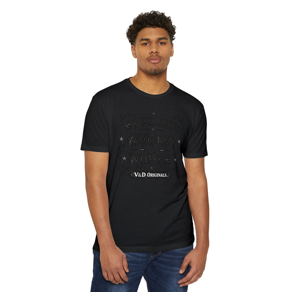 Whiskey & Women Graphic T-Shirt — Vintage Western Bar Tee