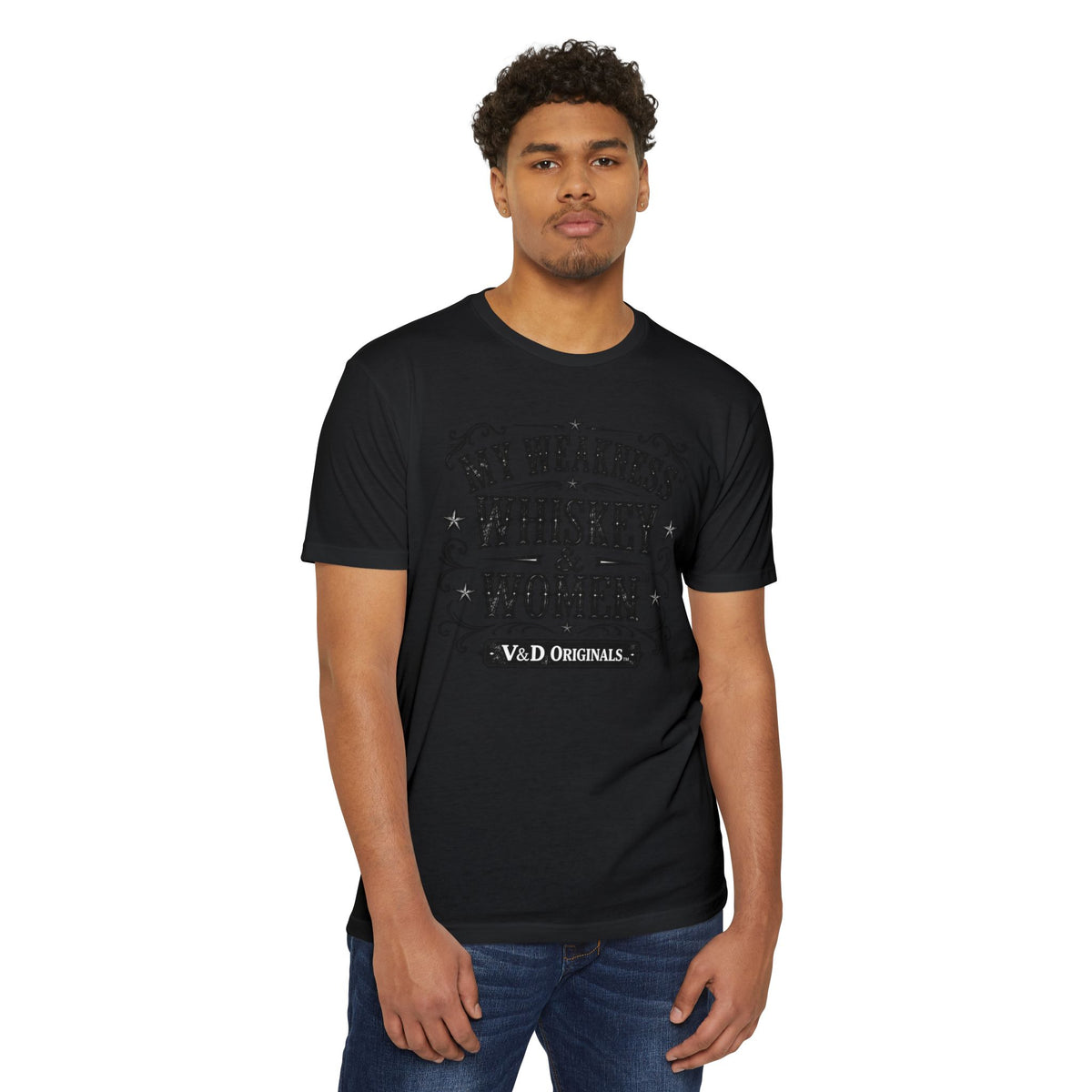Whiskey & Women Graphic T-Shirt — Vintage Western Bar Tee