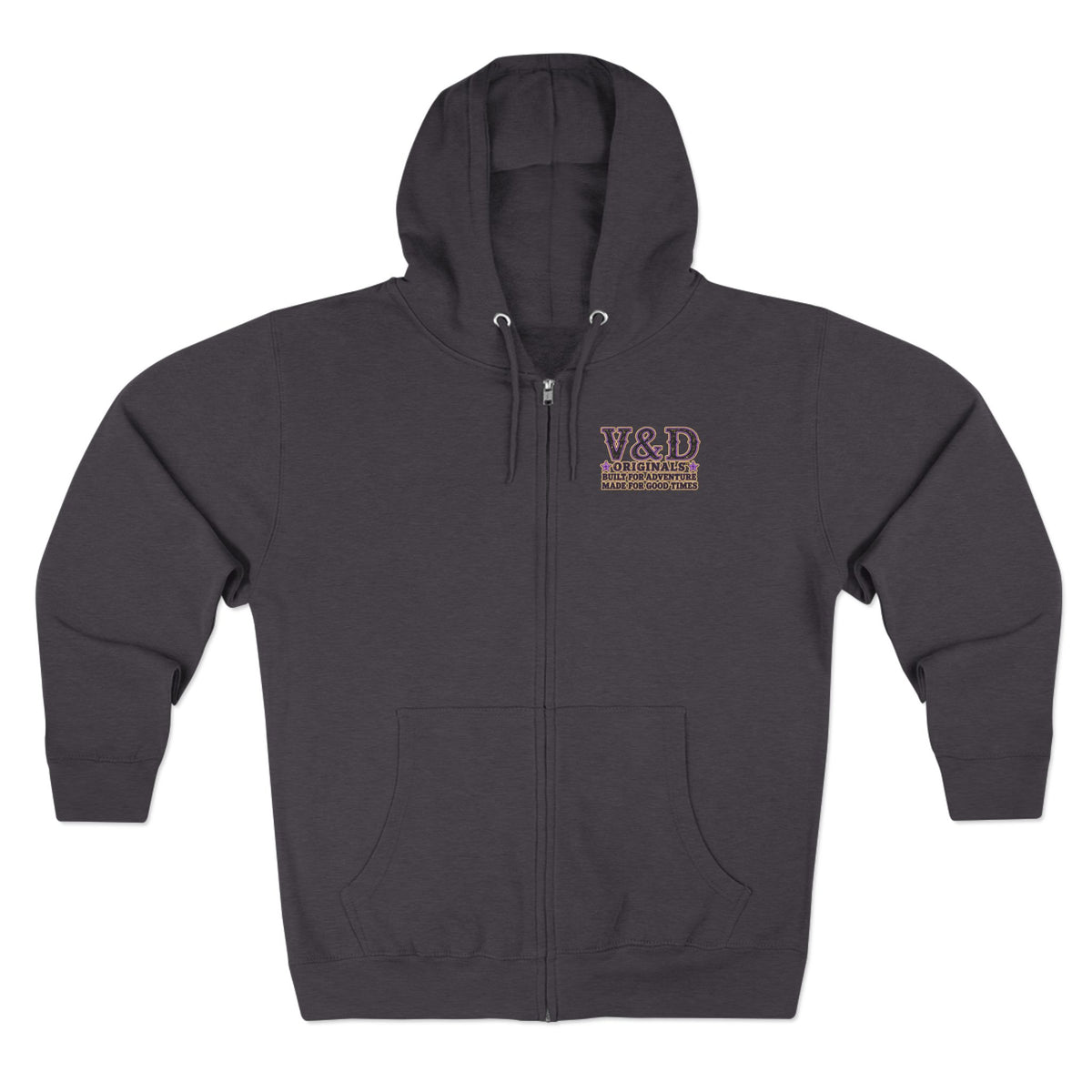 Small Town Girl Zip Hoodie — Purple Boots
