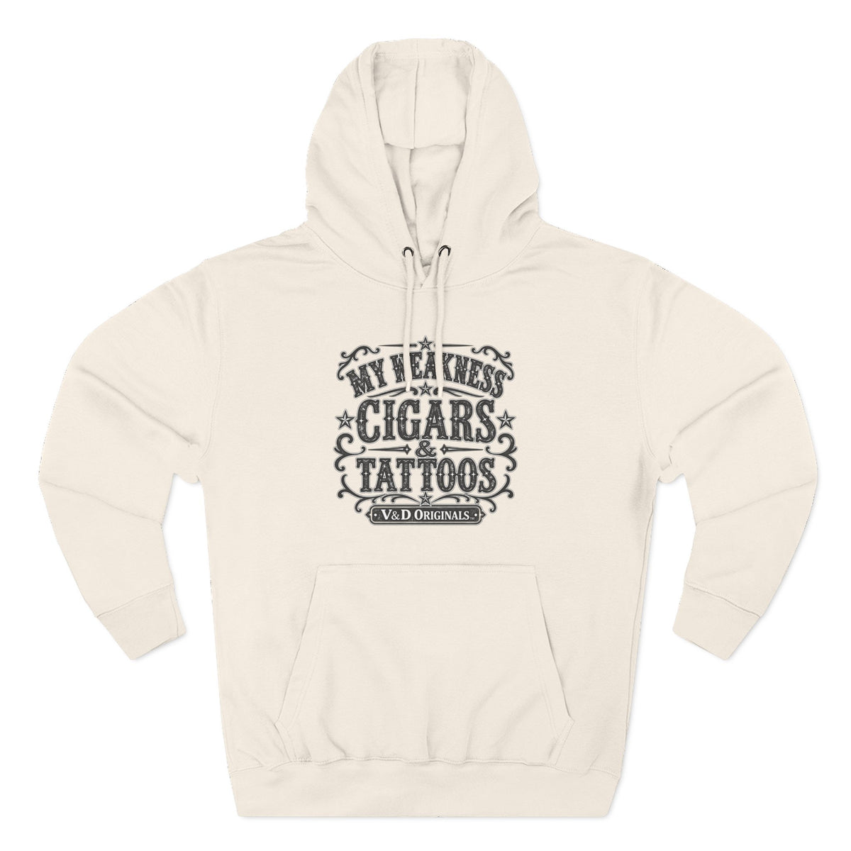 My Weakness: Cigars & Tattoos Fleece Pullover