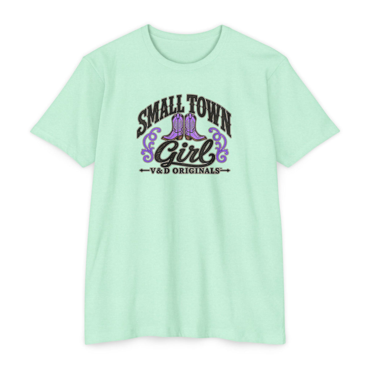 Small Town Girl T-Shirt — Purple Boots