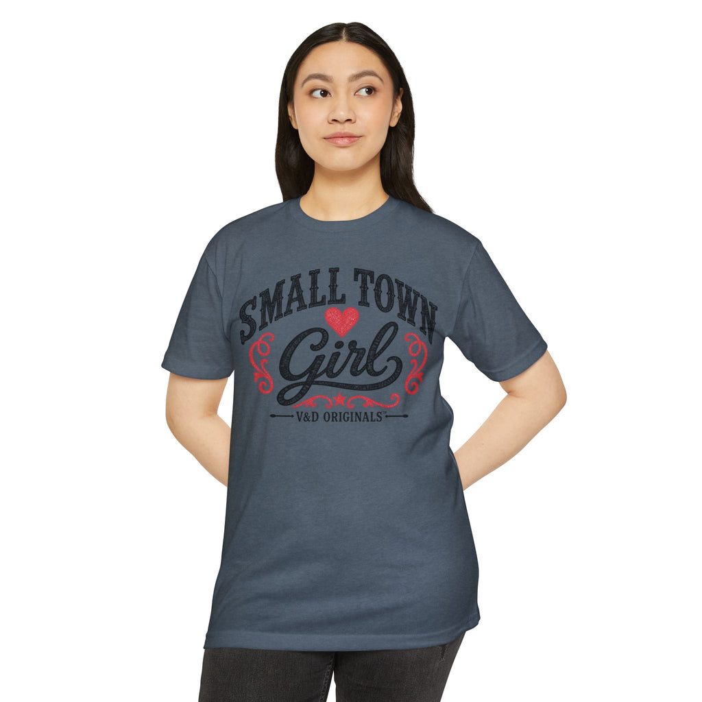 Small Town Girl T-Shirt — Retro Heart Country Graphic Tee