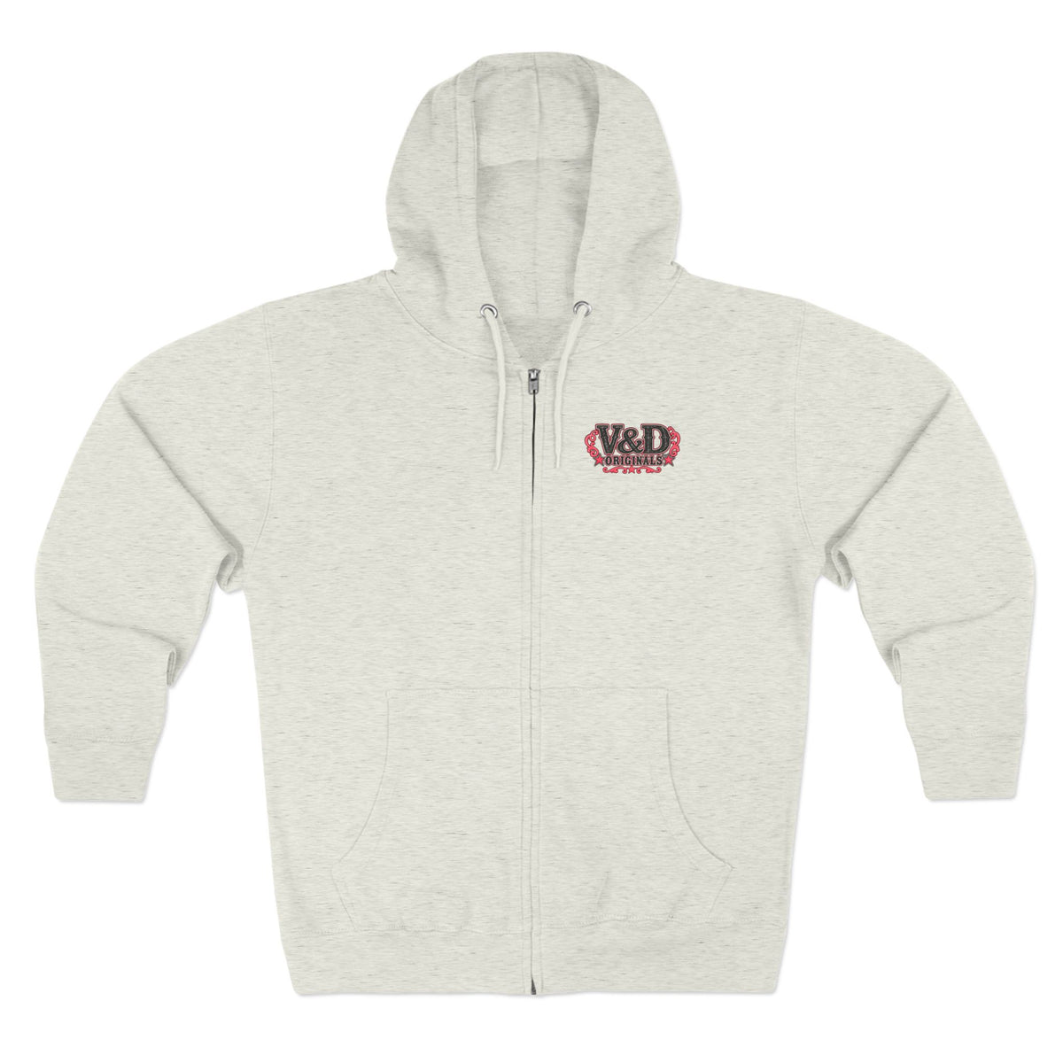 Small Town Girl Zip Hoodie — Vintage Heart logo