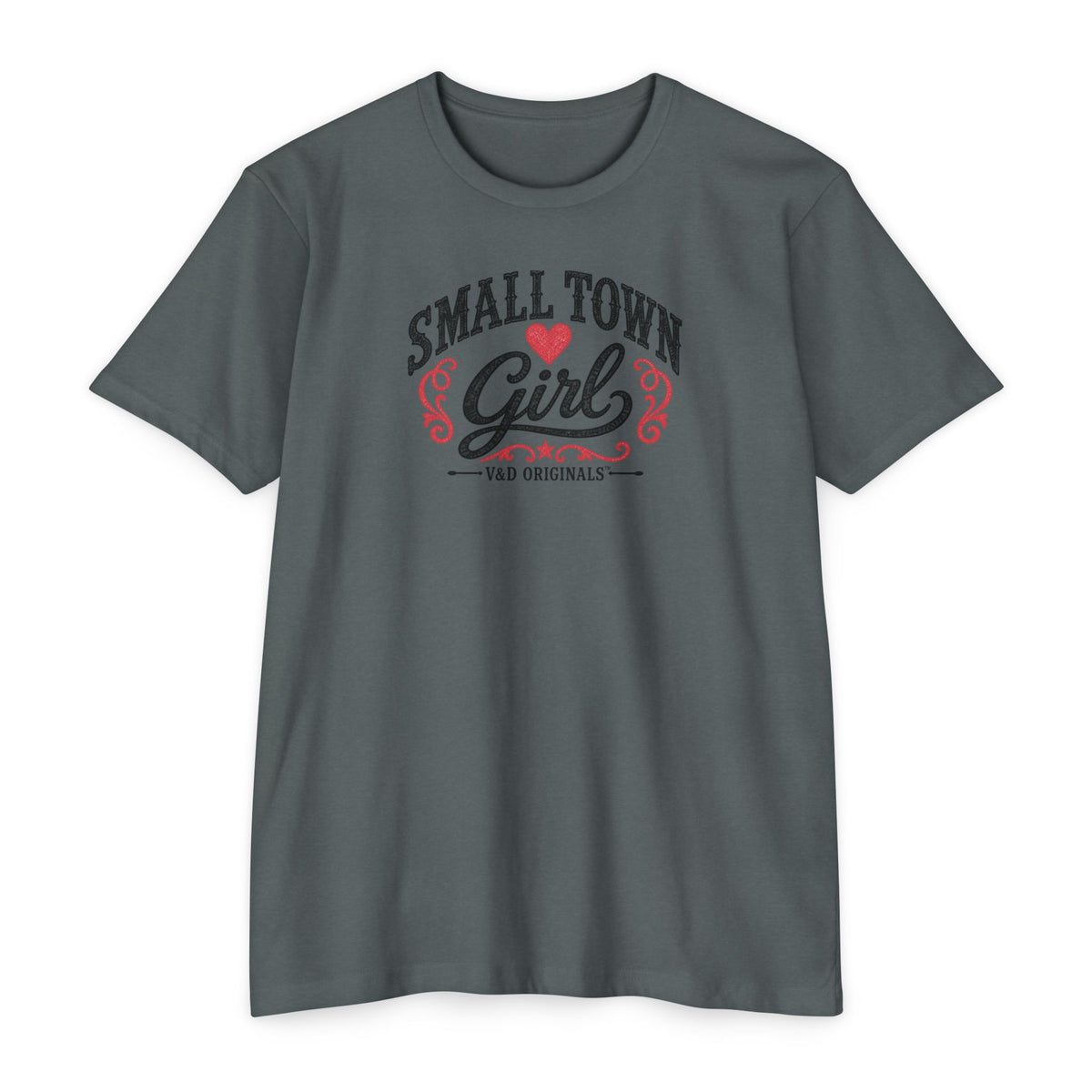 Small Town Girl T-Shirt — Retro Heart Country Graphic Tee