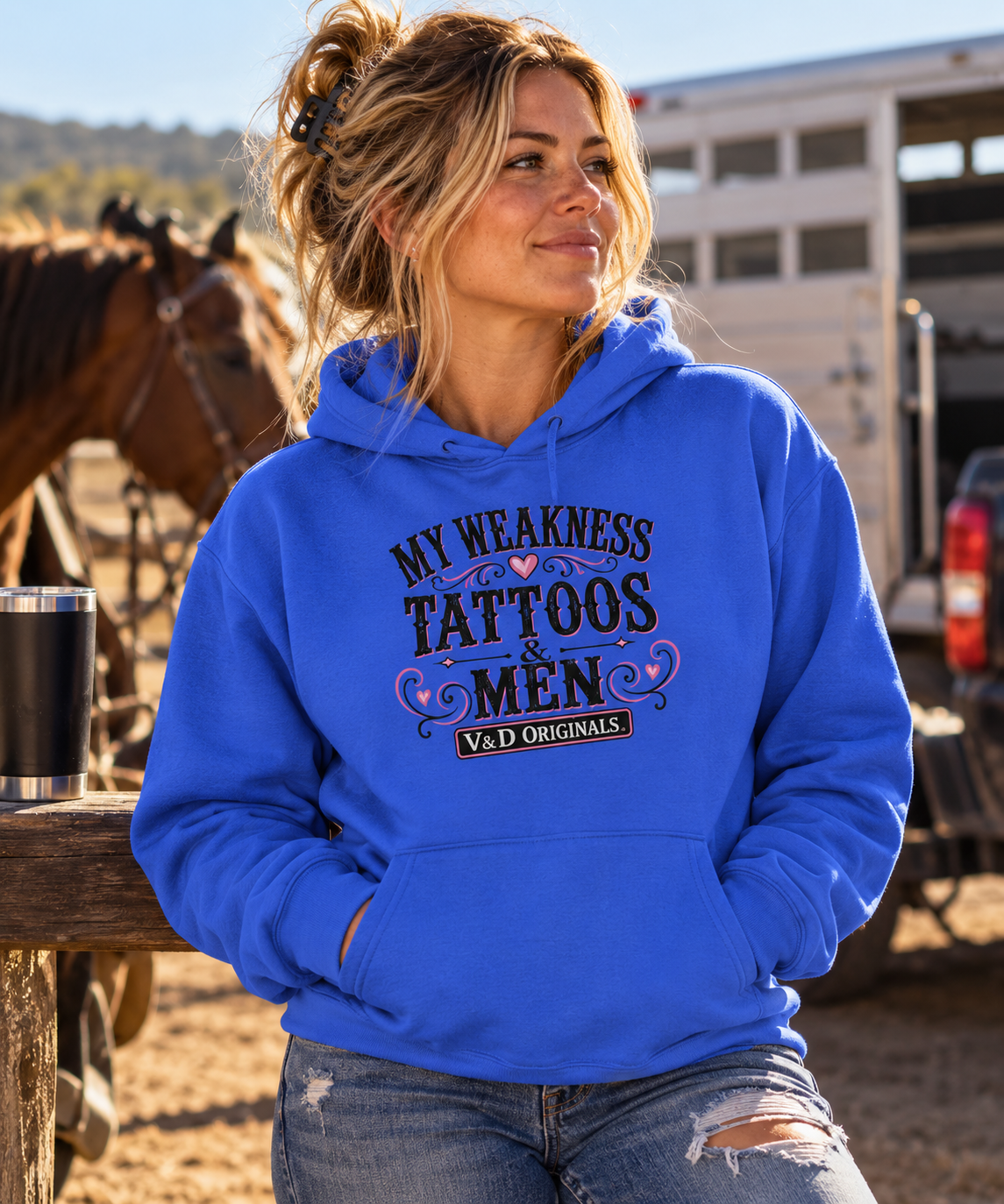 My Weakness Tattoos & Men Graphic Pullover