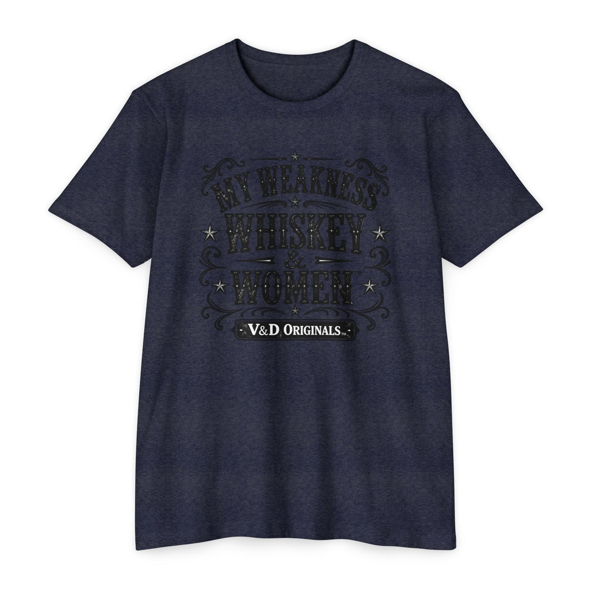Whiskey & Women Graphic T-Shirt — Vintage Western Bar Tee
