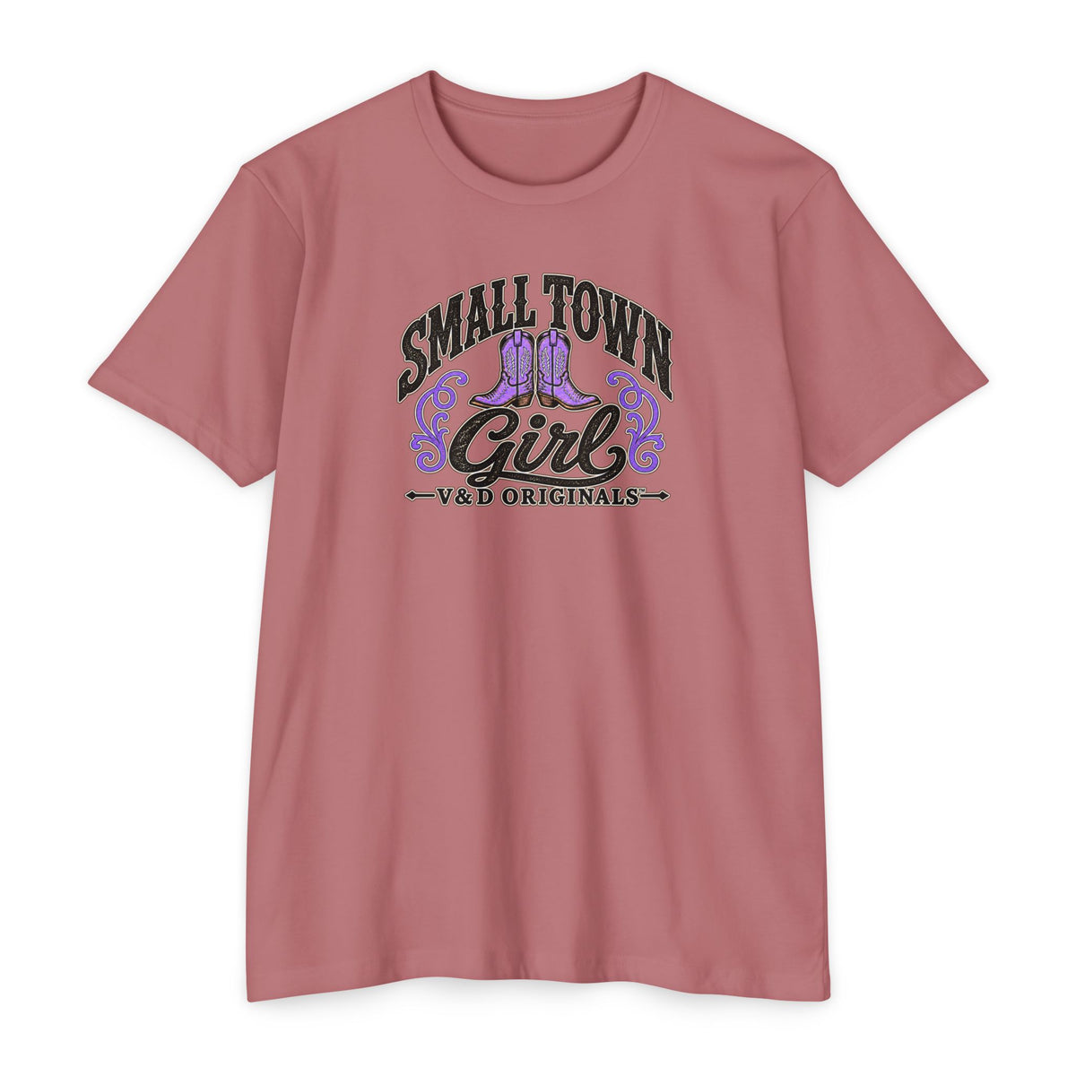 Small Town Girl T-Shirt — Purple Boots