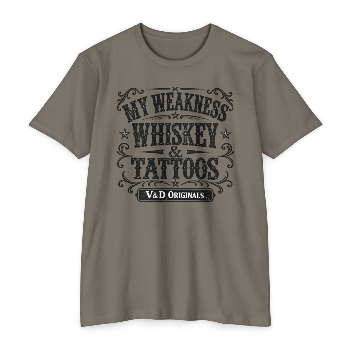 My Weakness Whiskey & Tattoos T-Shirt