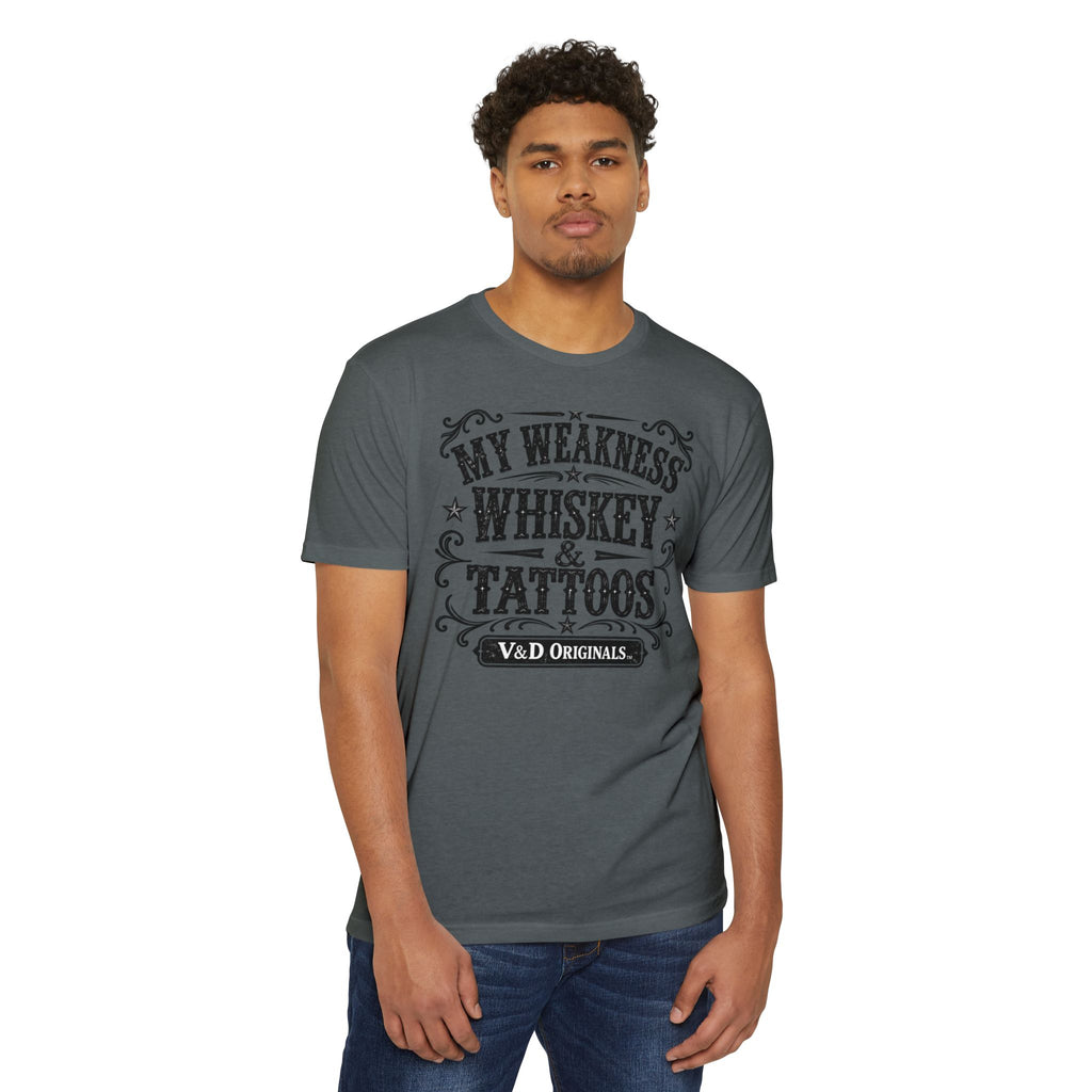 My Weakness Whiskey & Tattoos T-Shirt