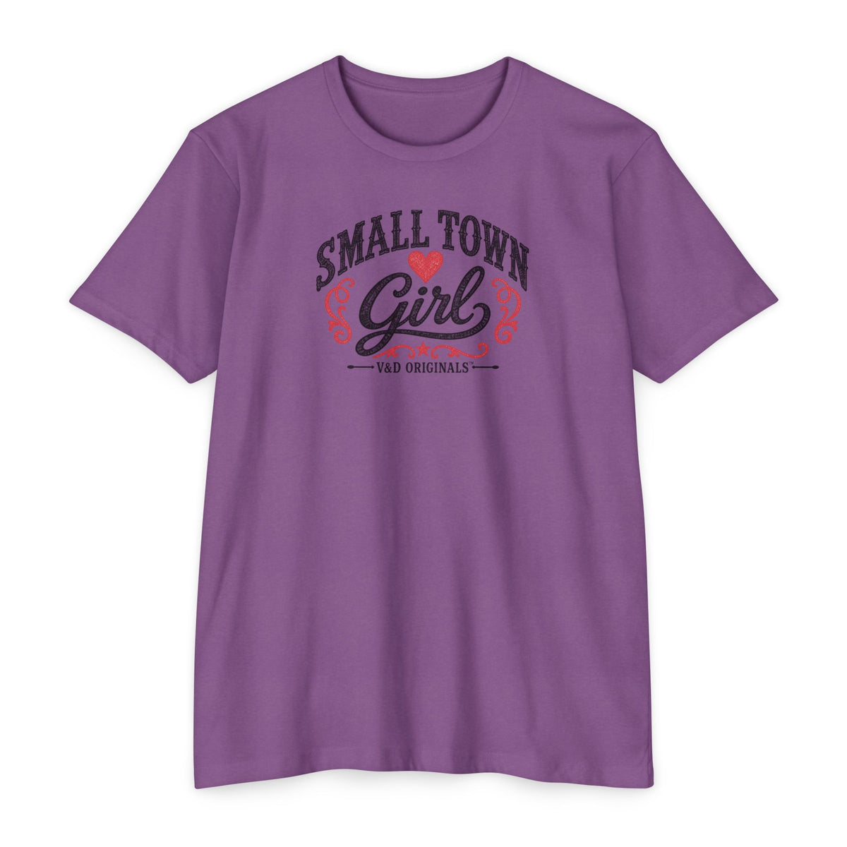 Small Town Girl T-Shirt — Retro Heart Country Graphic Tee
