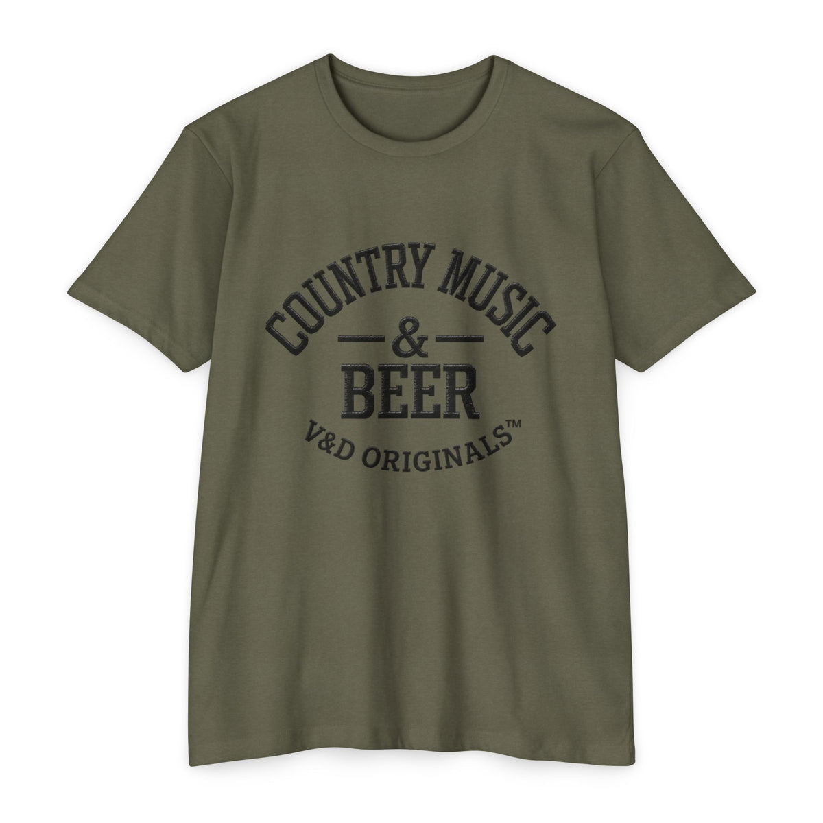 Country Music & Beer T-Shirt — Retro Southern Band Tee