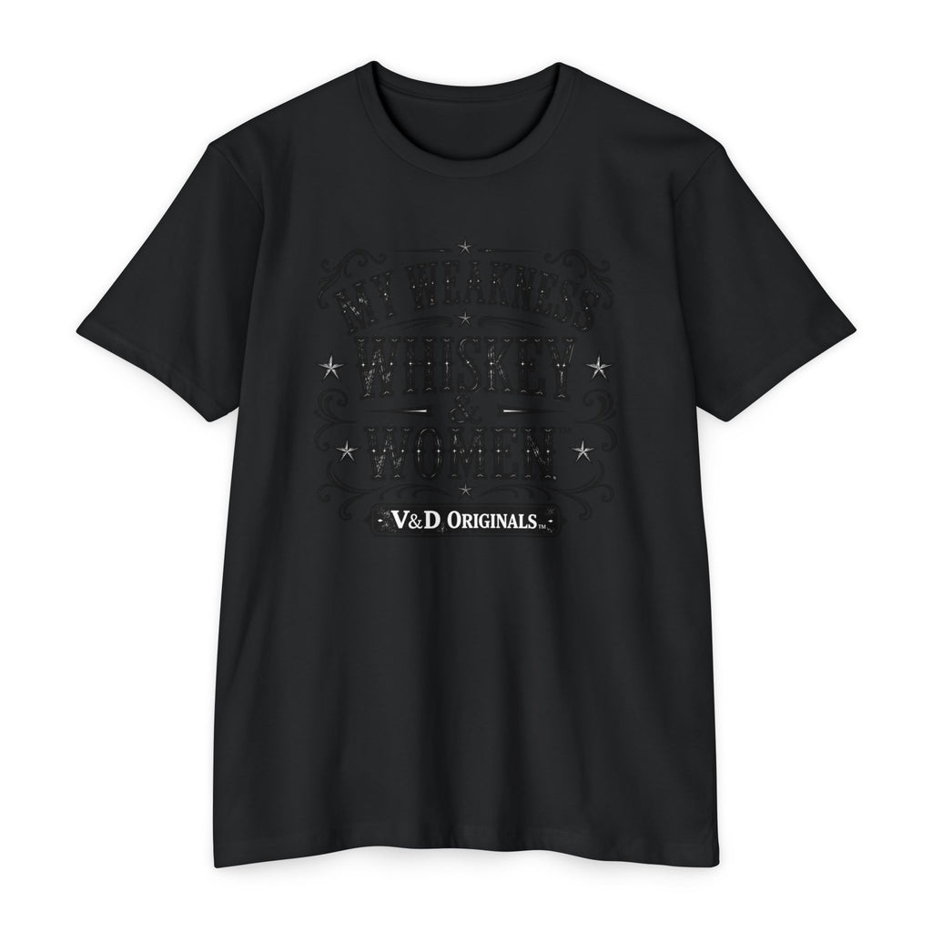 Whiskey & Women Graphic T-Shirt — Vintage Western Bar Tee