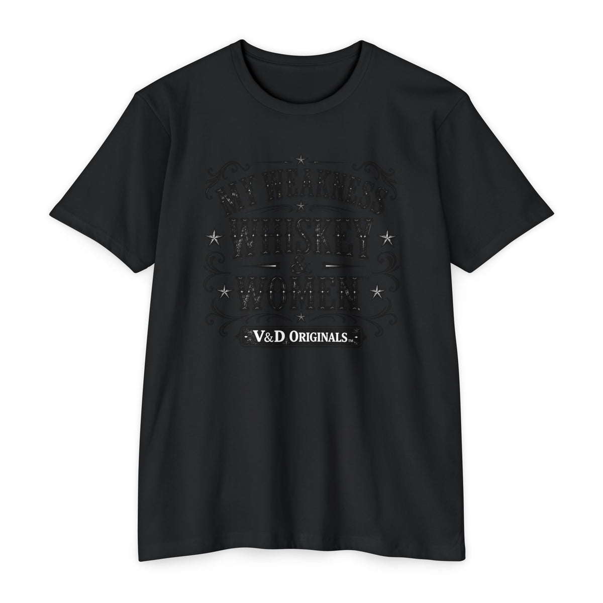Whiskey & Women Graphic T-Shirt — Vintage Western Bar Tee