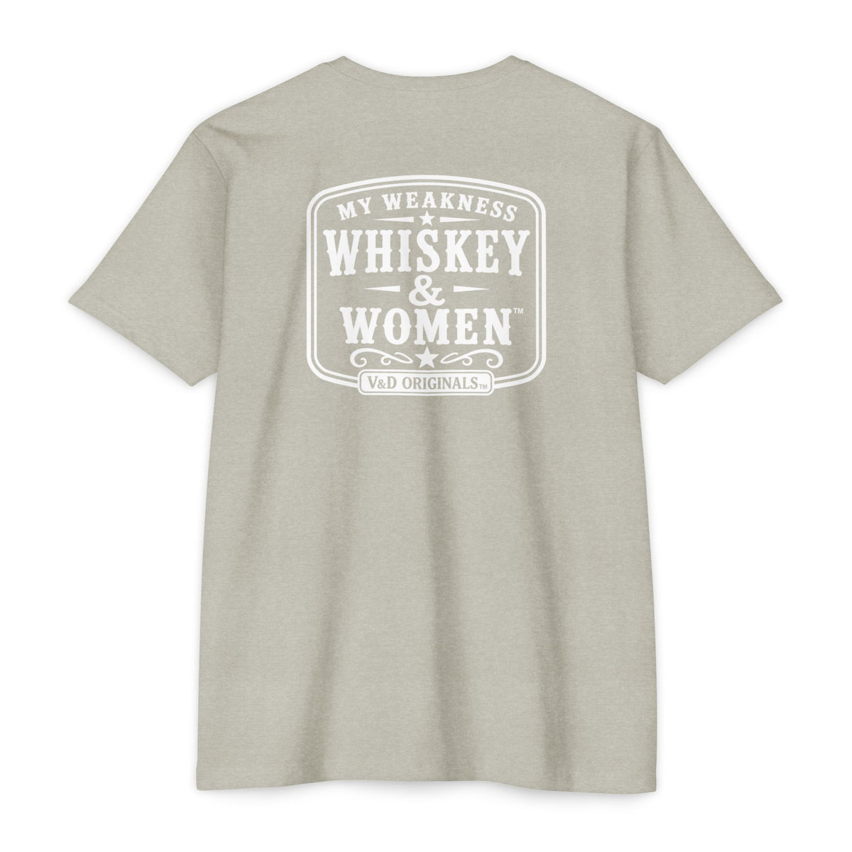 Whiskey & Women Graphic T-Shirt — 'My Weakness: Whiskey & Women' Vintage Tee