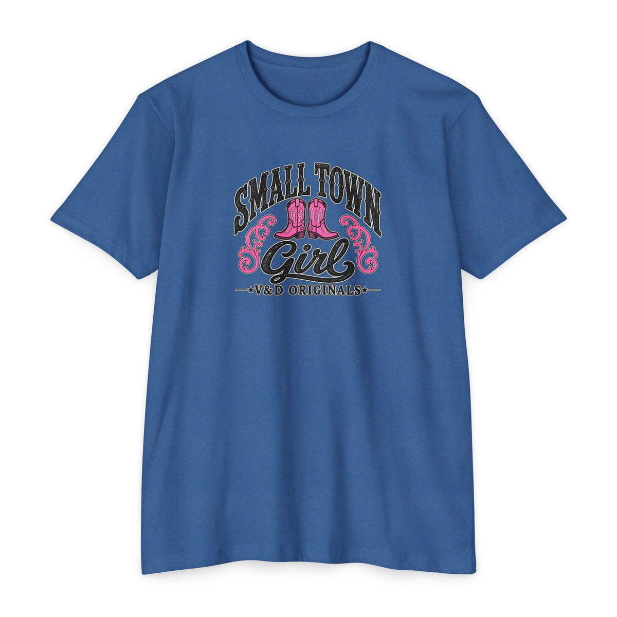 Small Town Girl T-Shirt — Pink Boots