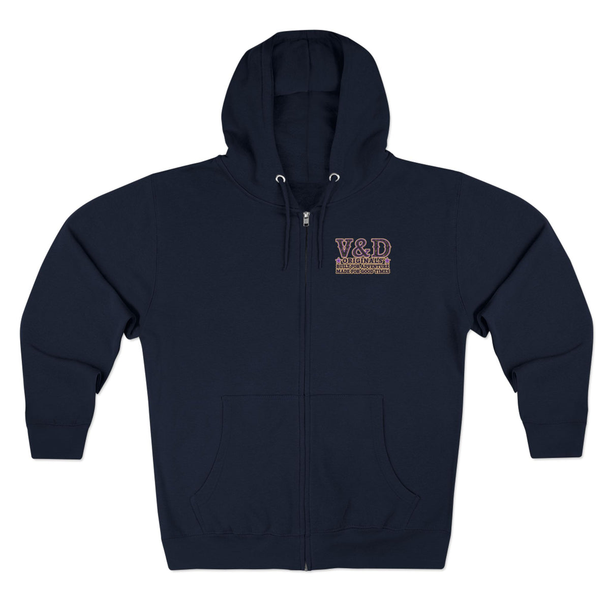 Small Town Girl Zip Hoodie — Purple Boots