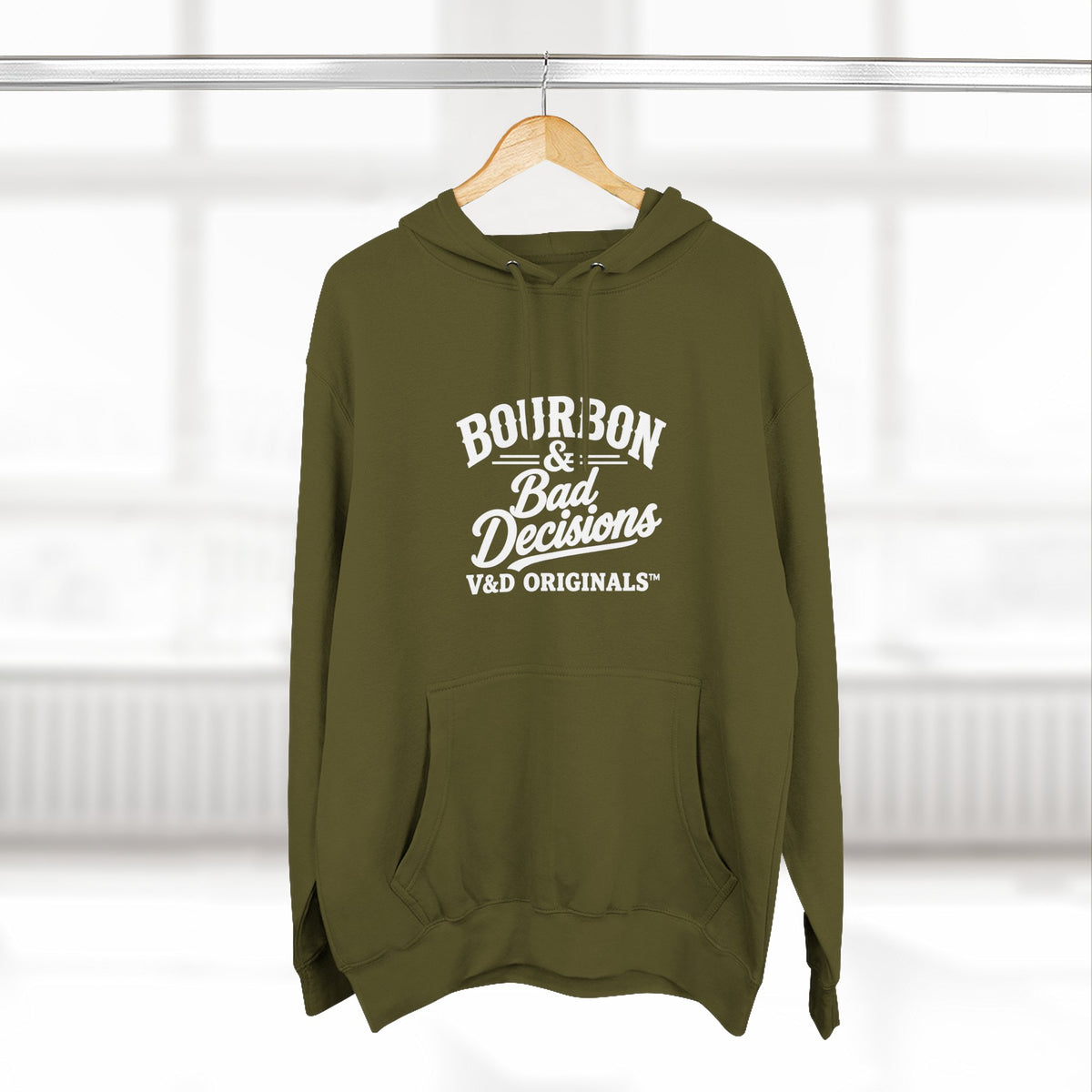 Bourbon & Bad Decisions Hoodie — Pullover