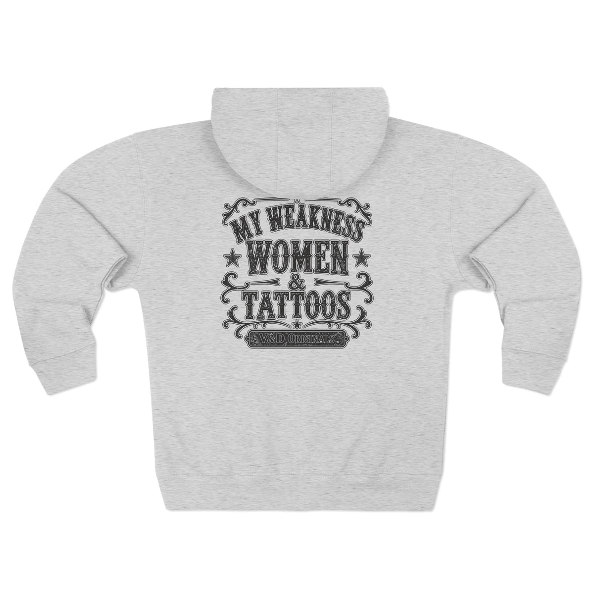 Women and Tattoos Unisex Zip Hoodie