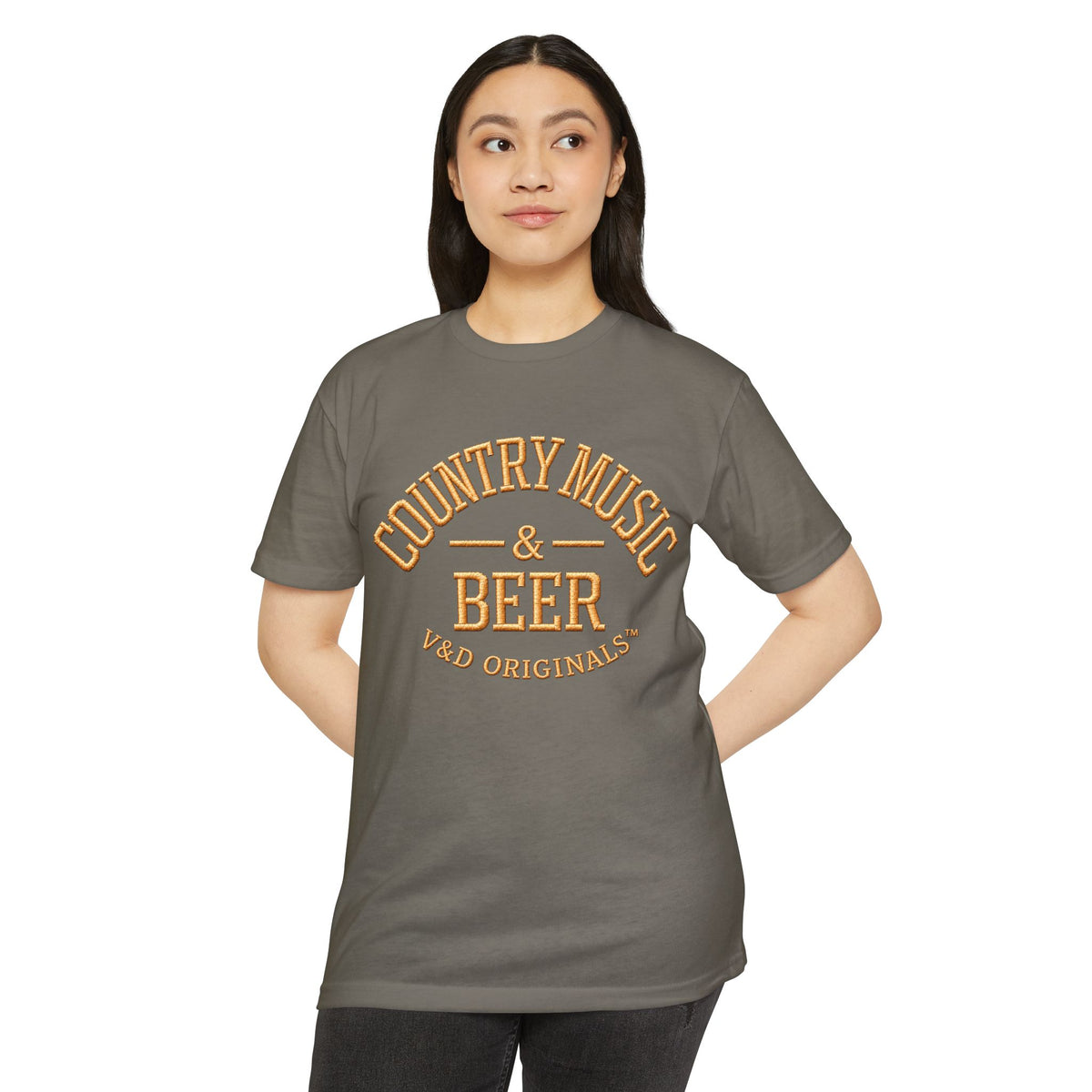 Country Music & Beer T-Shirt — Vintage Rustic Graphic Tee for Music Lovers