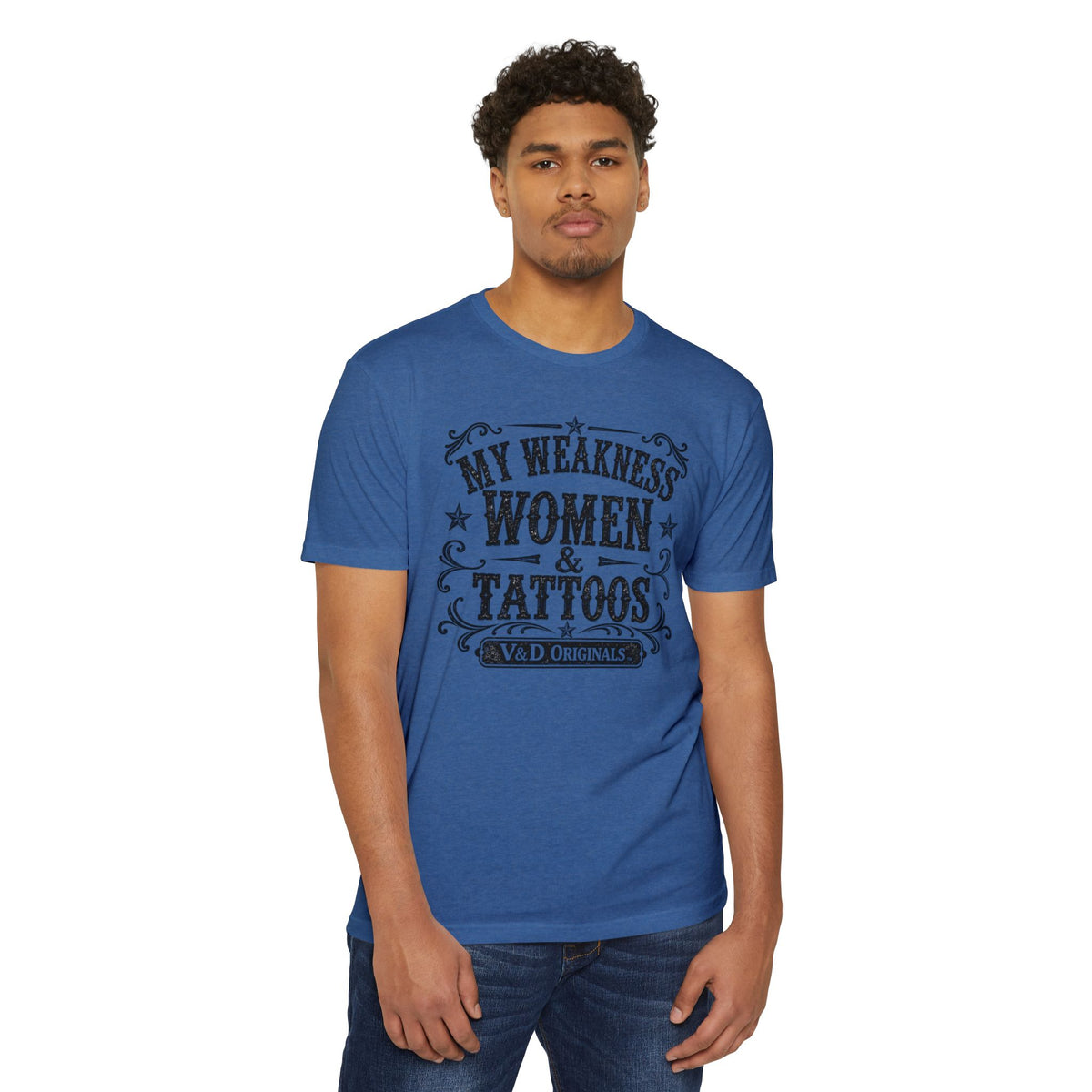 Women & Tattoos Graphic T-Shirt — 'My Weakness Women & Tattoos' Vintage Tee