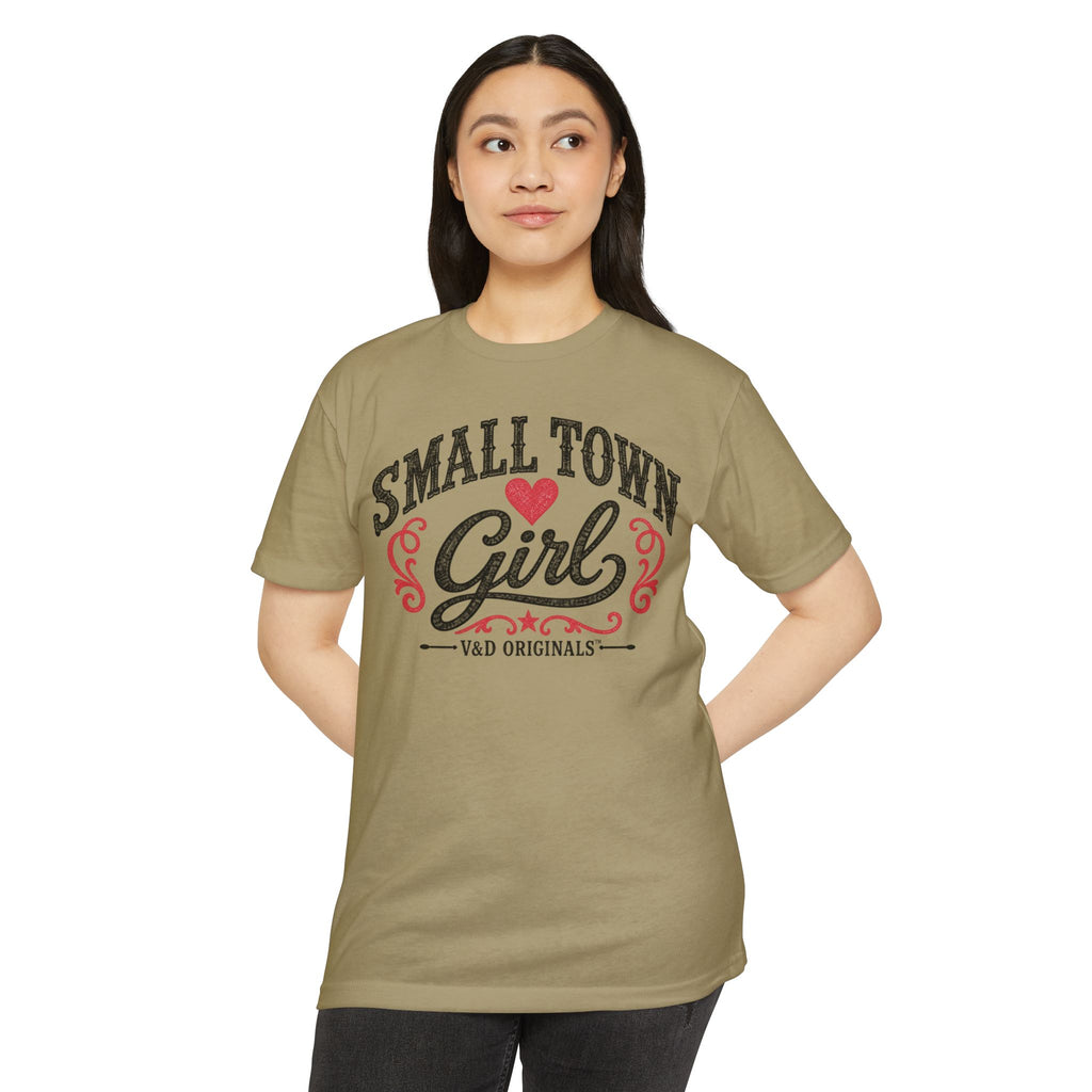 Small Town Girl T-Shirt — Retro Heart Country Graphic Tee