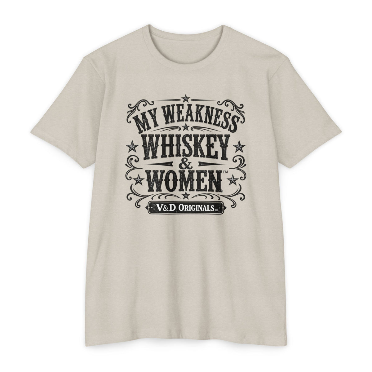 Whiskey & Women Graphic T-Shirt — Vintage Western Bar Tee