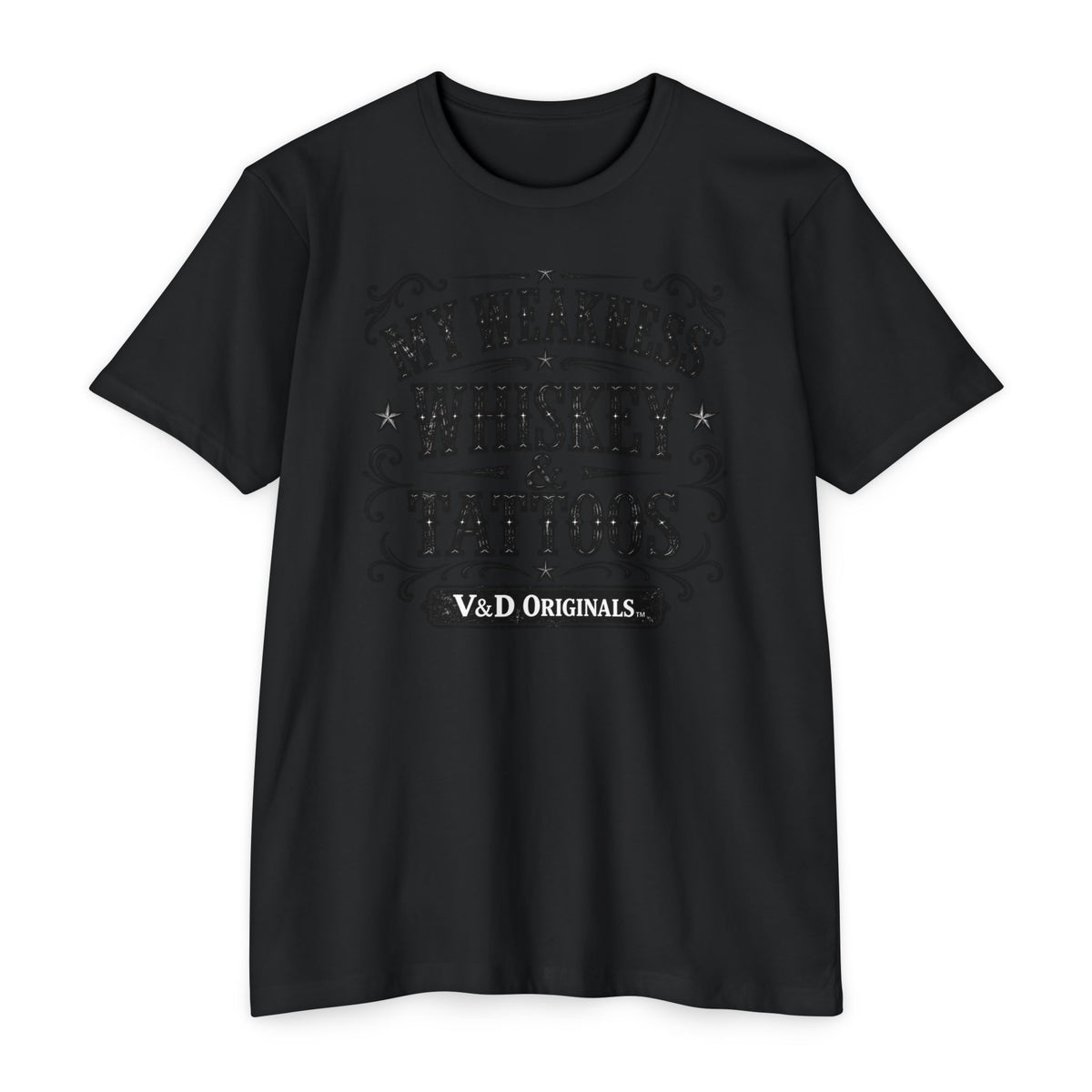 My Weakness Whiskey & Tattoos T-Shirt