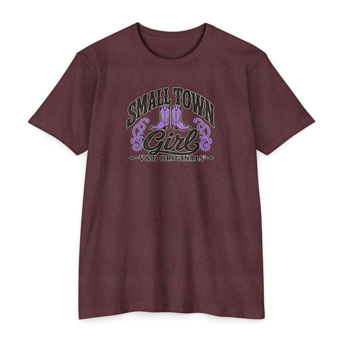 Small Town Girl T-Shirt — Purple Boots
