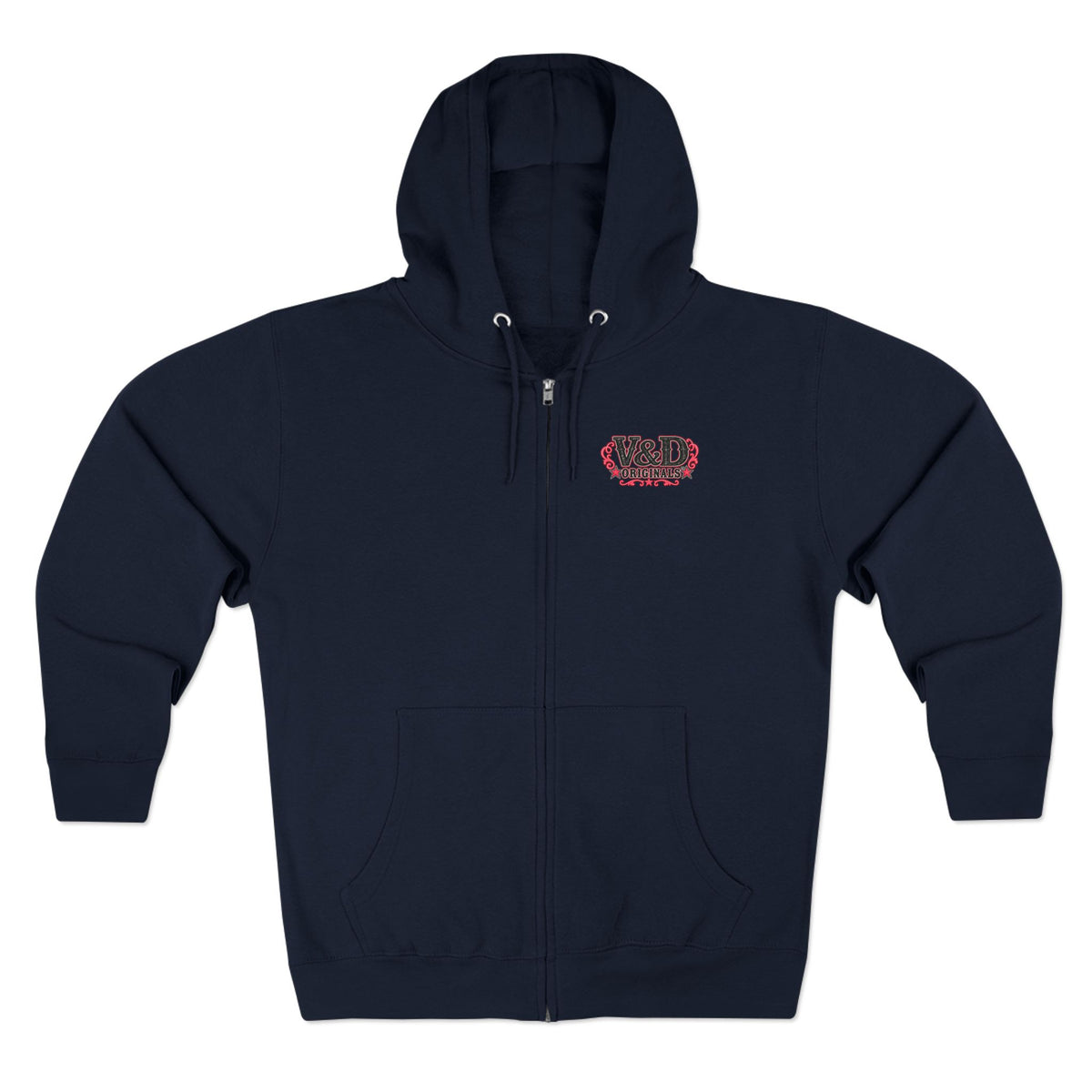 Small Town Girl Zip Hoodie — Vintage Heart logo
