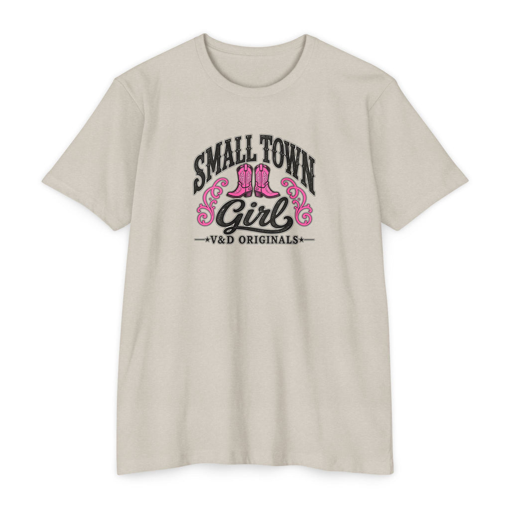 Small Town Girl T-Shirt — Pink Boots