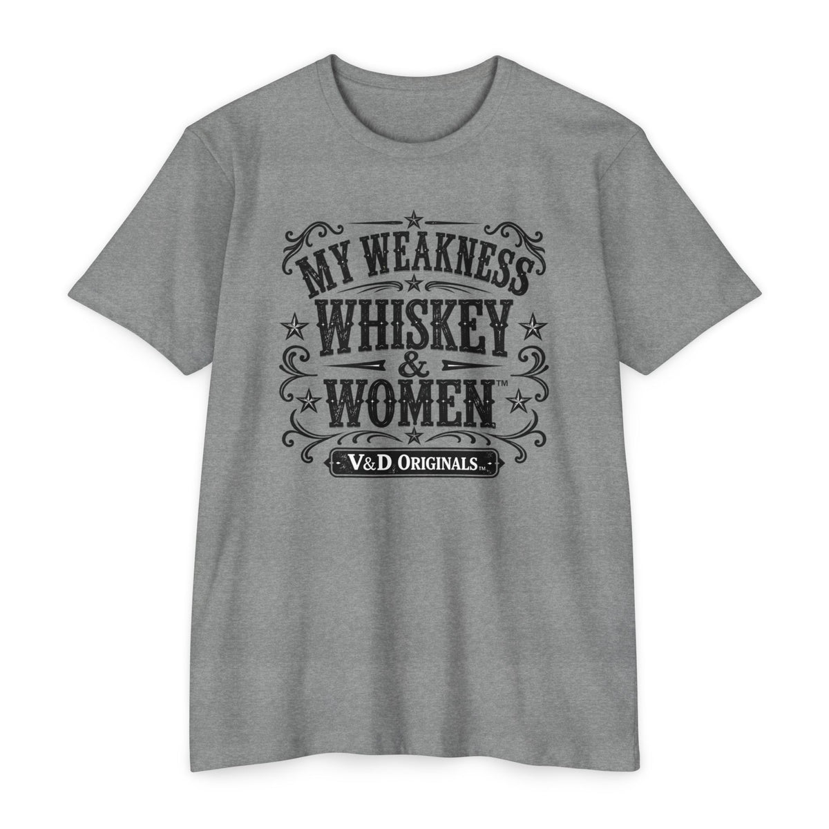 Whiskey & Women Graphic T-Shirt — Vintage Western Bar Tee