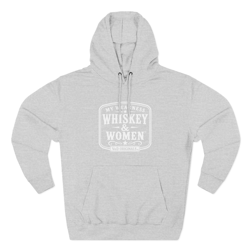 Whiskey & Women Three-Panel Fleece Hoodie