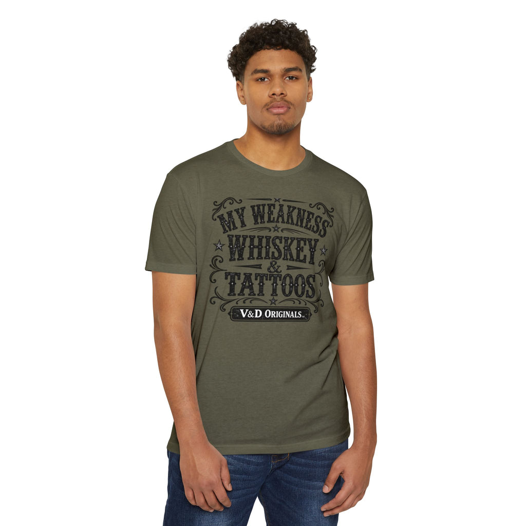 My Weakness Whiskey & Tattoos T-Shirt